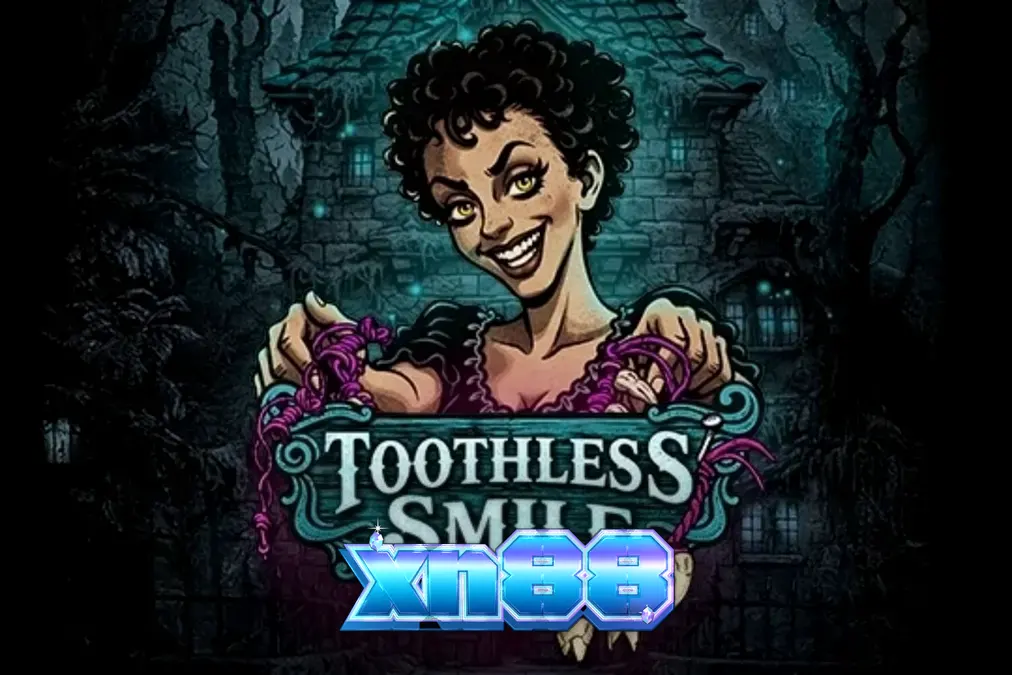 Giao diện trò chơi slot Toothless Smile với phong cách kinh dị nha khoa